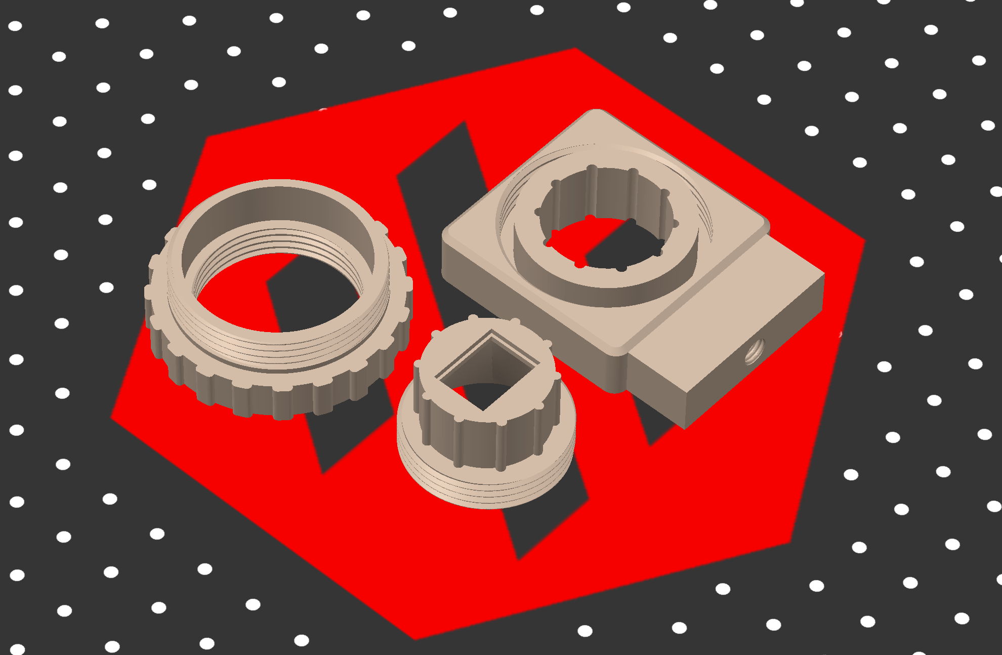 Mount components.